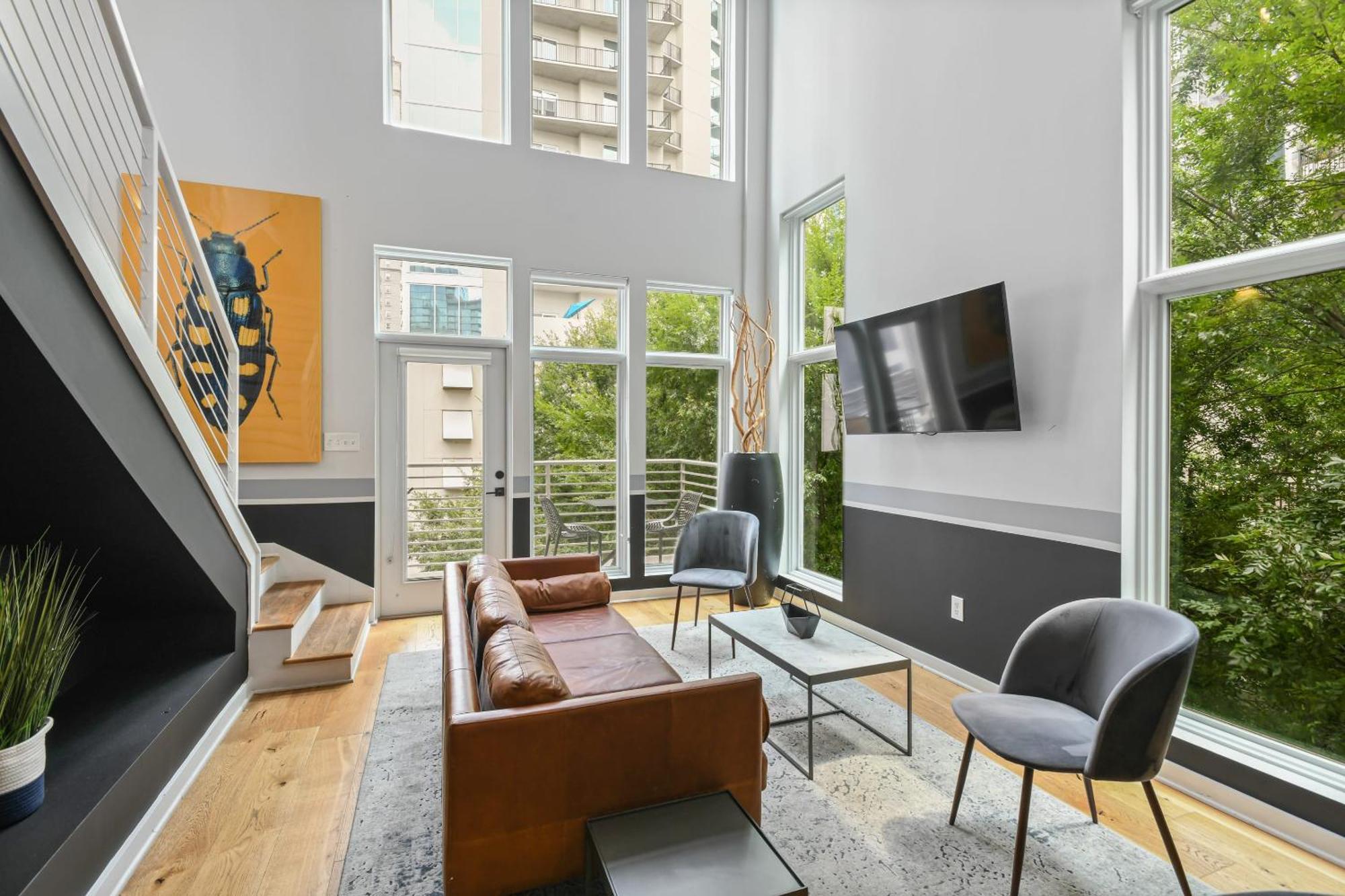 Stupendous Heart Of Piedmont Park Two Story Loft Leilighet Atlanta Eksteriør bilde